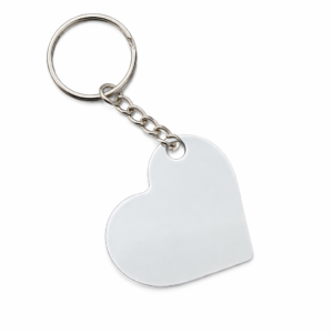 Llavero en forma de corazón personalizado