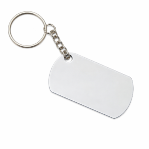Llavero personalizado rectangular — Micelio Create, hecho en CDMX
