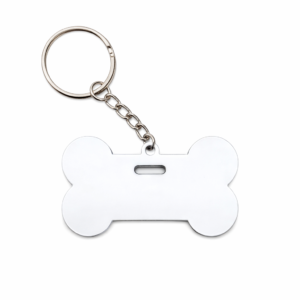 Llavero en forma de hueso personalizado