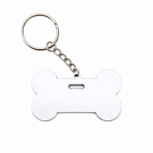 Llavero en forma de hueso personalizado